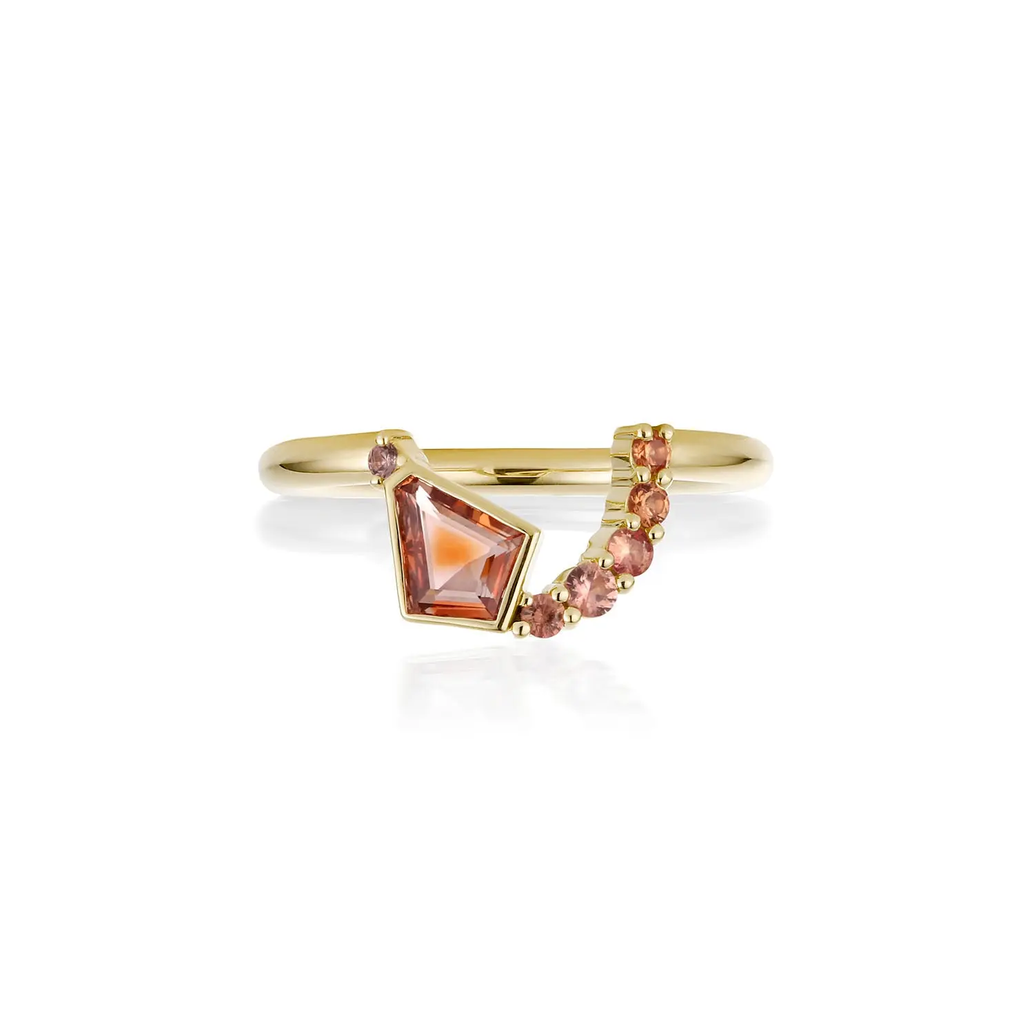 Image of 0.61ct Montana Sapphire & Malawi Sapphire Lucy Band