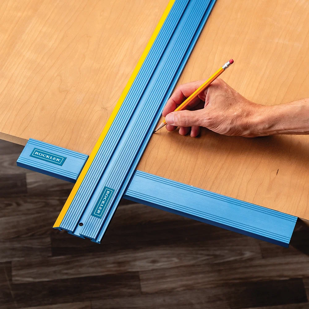Rockler Low-Profile Straightedge System, 52''L/104''L