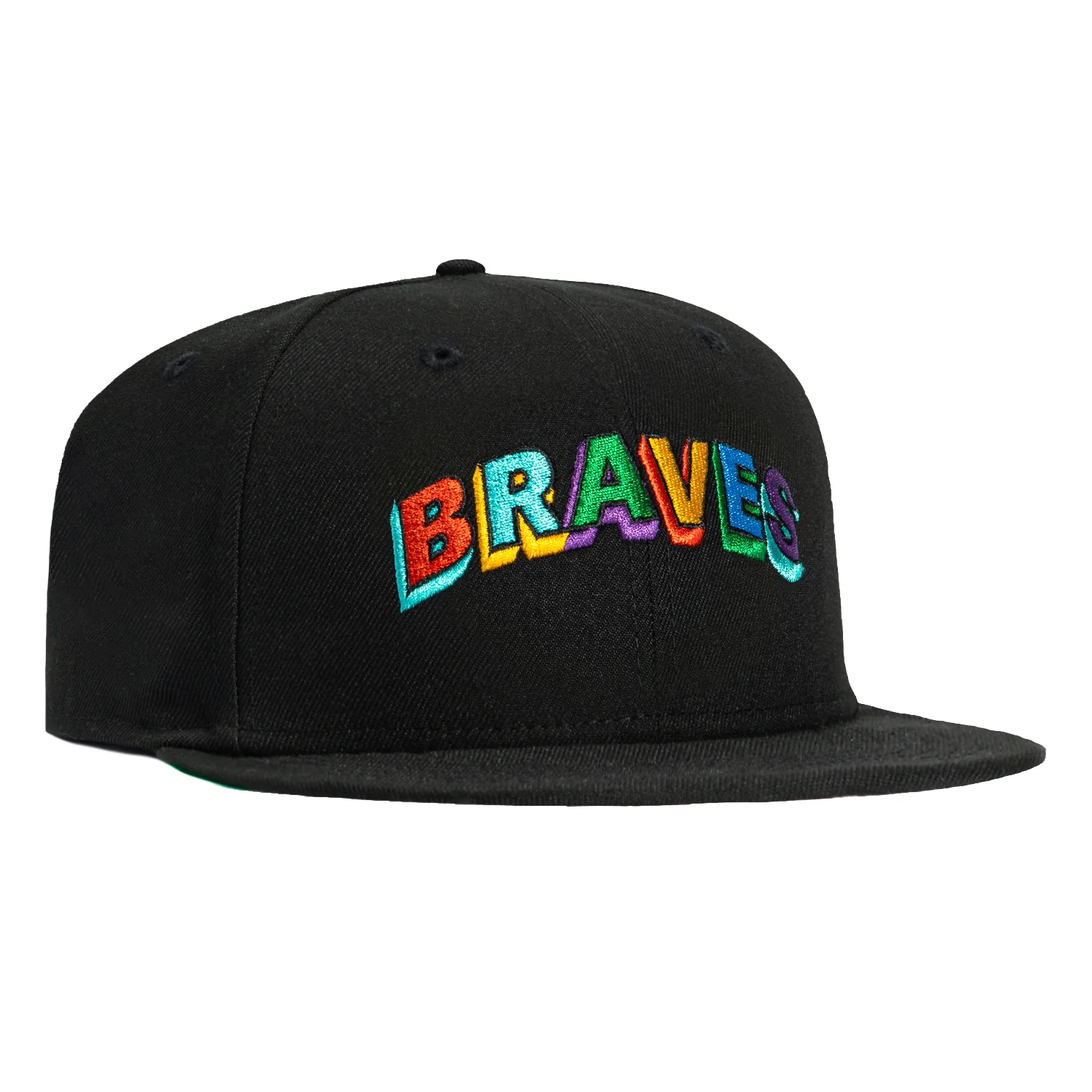 Image of New Era 59Fifty Atlanta Braves Hat - Black