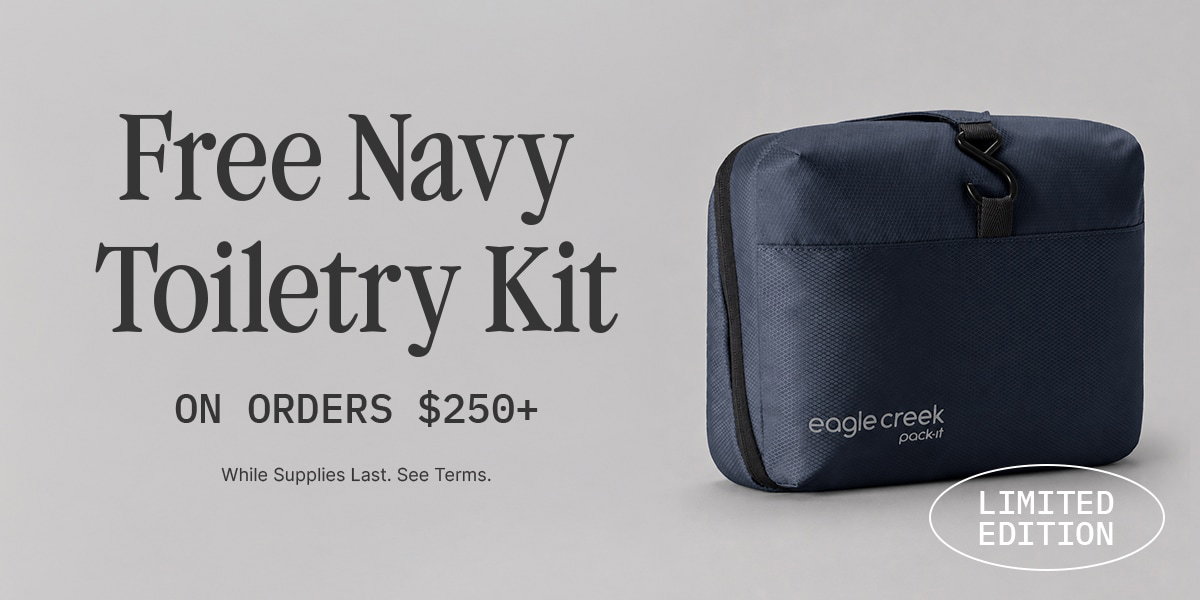 Free Limited Edition Navy Toiletry Kit On Orders $250+. While Supplies Last. See Terms.