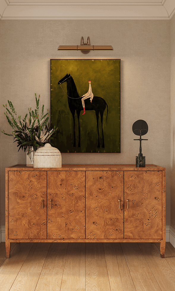 Evie Burl Credenza
