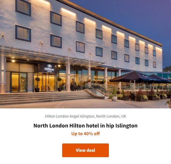 North London Hilton hotel in hip Islington