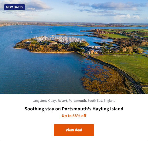 Soothing stay on Portsmouth's Hayling Island
