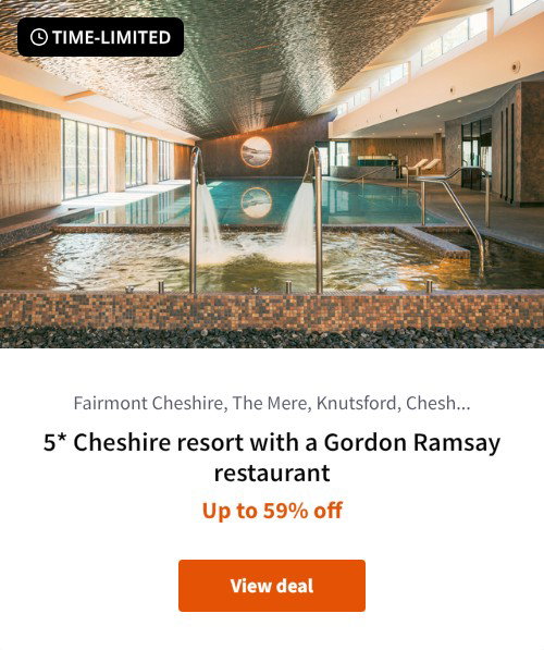 5* Cheshire resort with a Gordon Ramsay restaurant