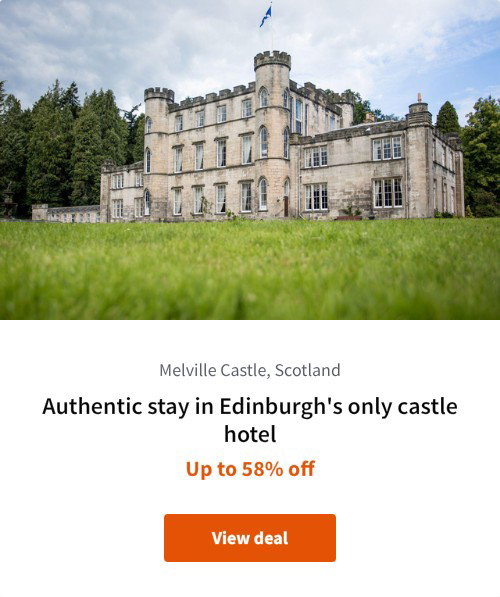 Authentic stay in Edinburgh's only castle hotel