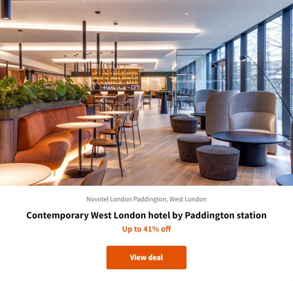 Contemporary West London hotel by Paddington station