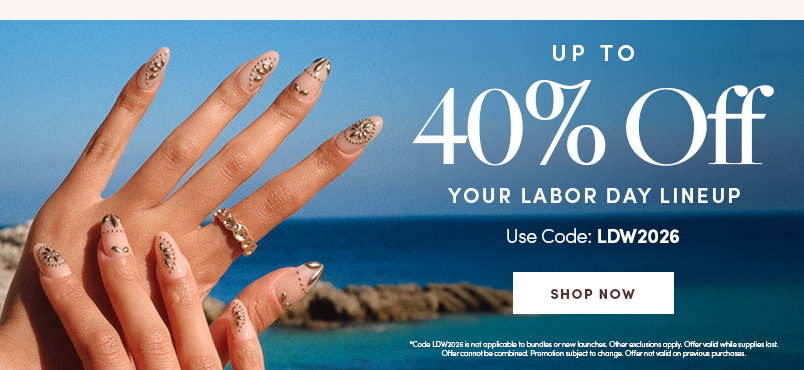Up To 40% Off Your Labor Day Lineup Use Code: LDW2026. Shop Now