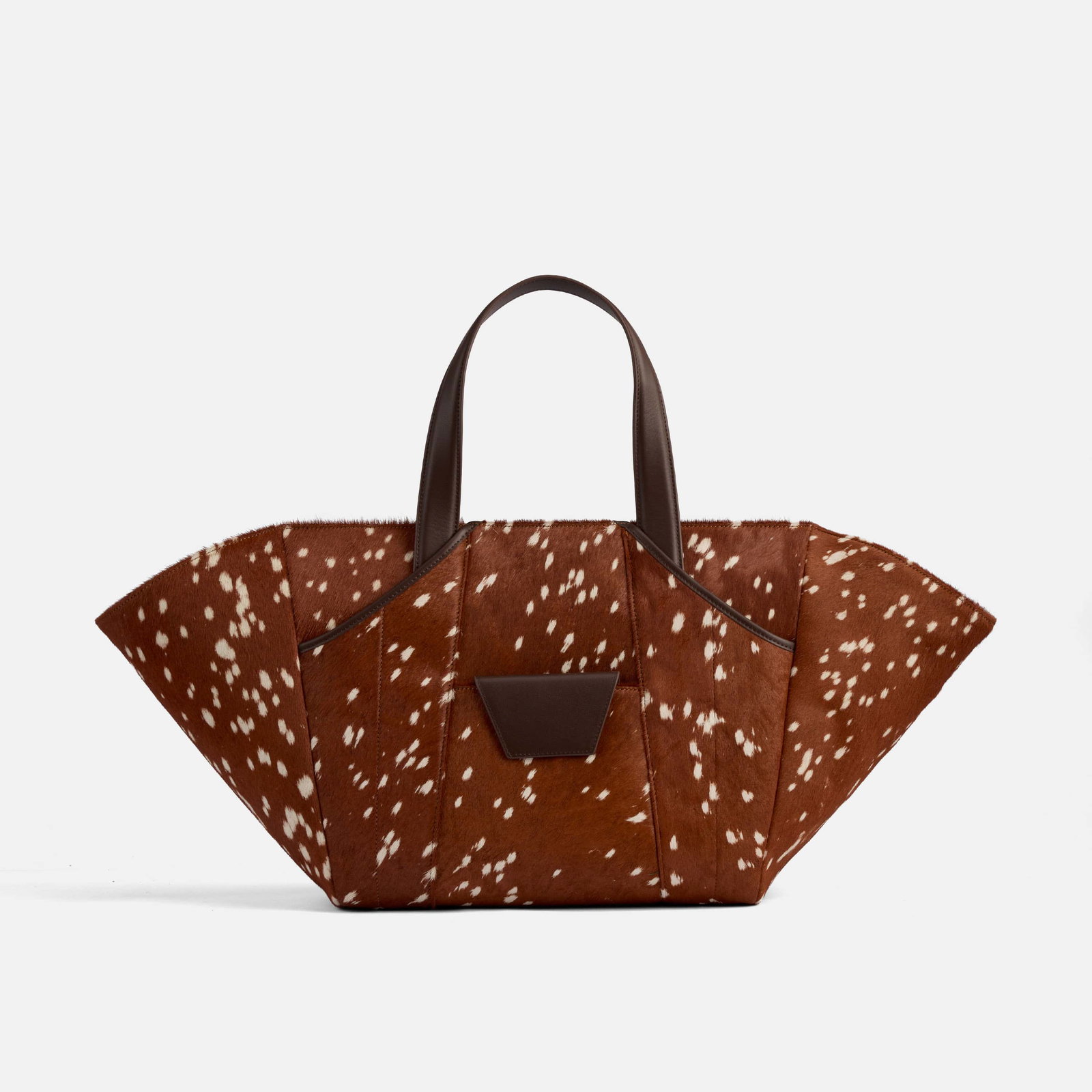 Image of Marissa Structured Tote - Fawn Cowhide