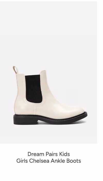 Dream Pairs Kids Girls Chelsea Ankle Boots