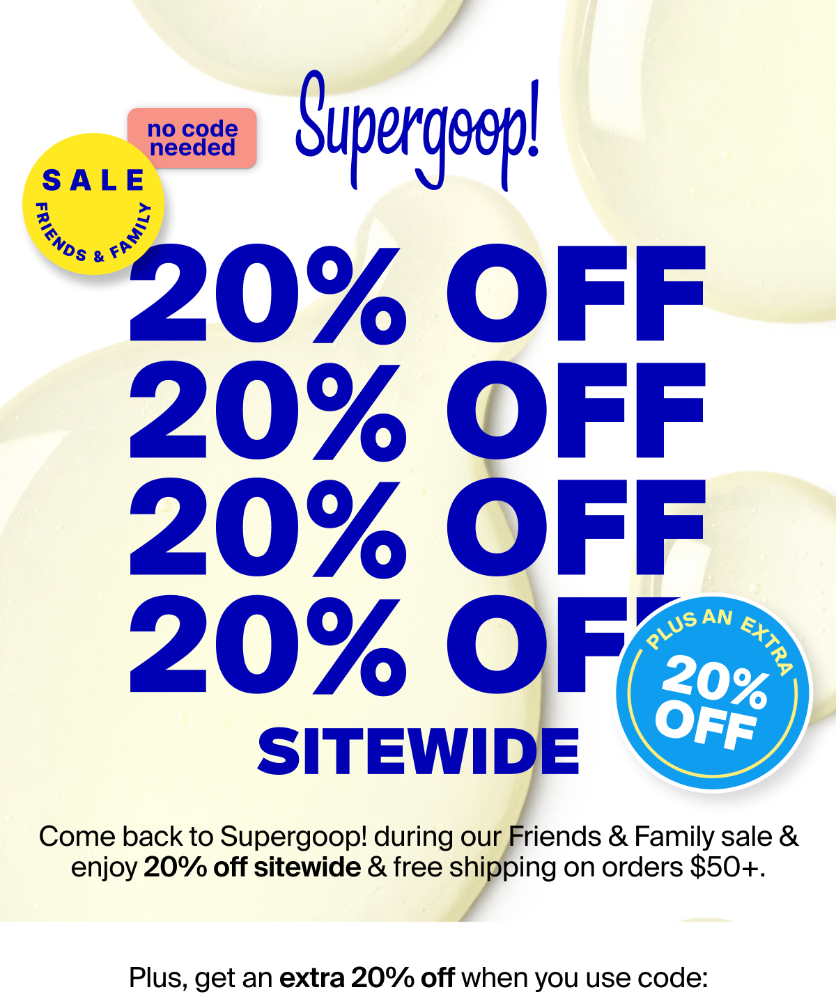 20% Off Sitewide