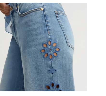 Chop Out Wide Leg Jean | Poppy Indigo Wash