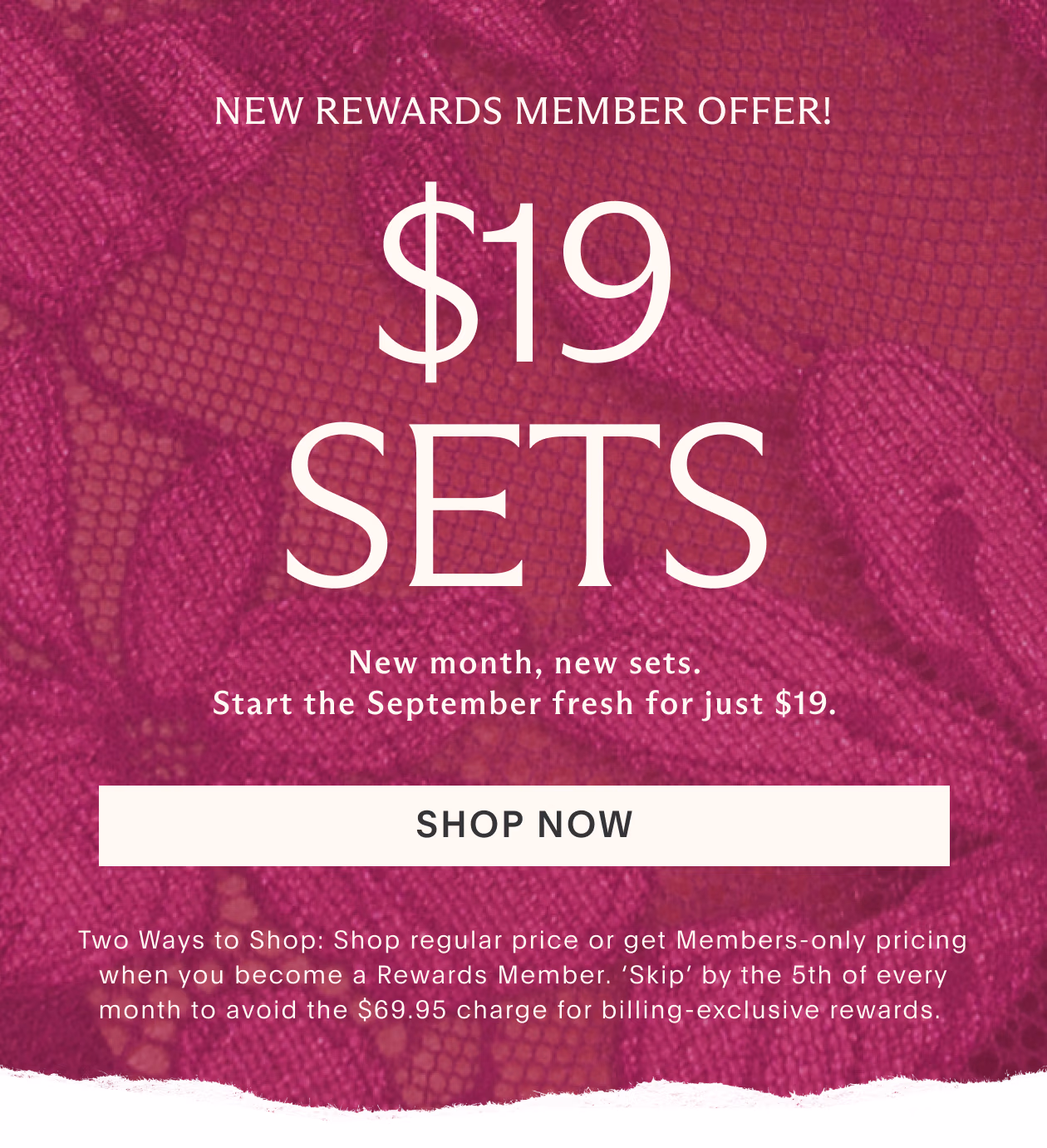 New $19 Sets