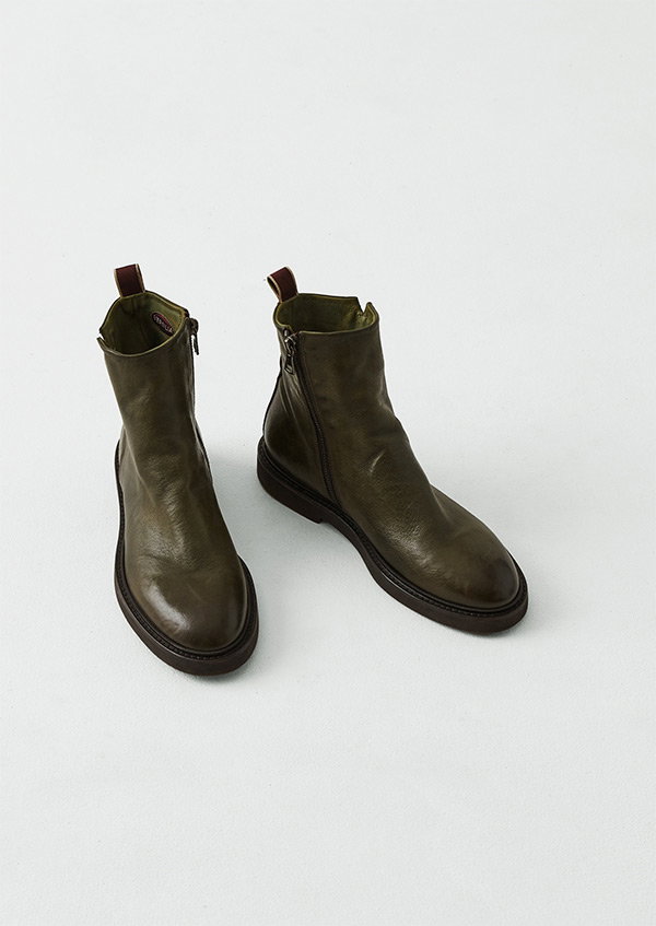 Sturlini Leather Zip Up Boots