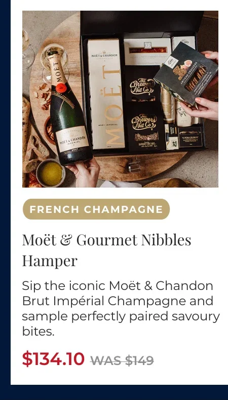 Moët & Gourmet Nibbles Hamper
