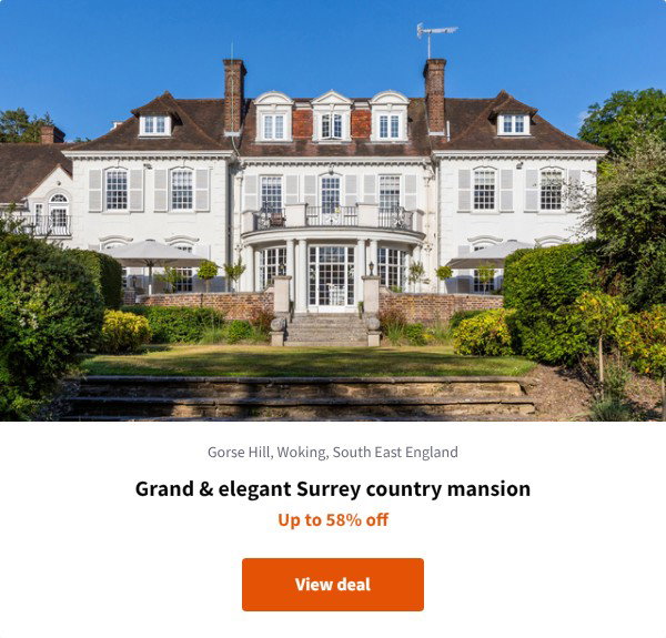 Grand & elegant Surrey country mansion