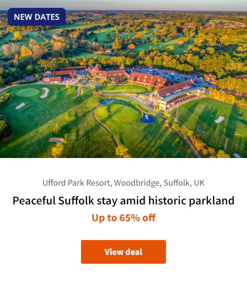 Peaceful Suffolk stay amid historic parkland