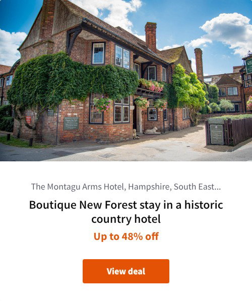 Boutique New Forest stay in a historic country hotel