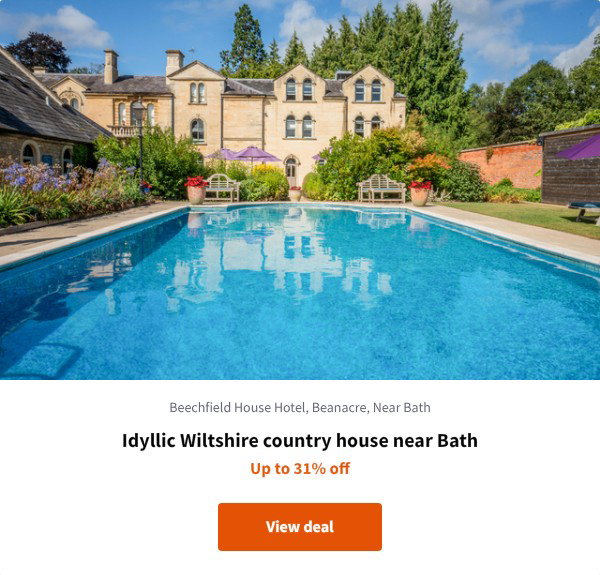 Idyllic Wiltshire country house near Bath