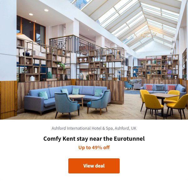 Comfy Kent stay near the Eurotunnel