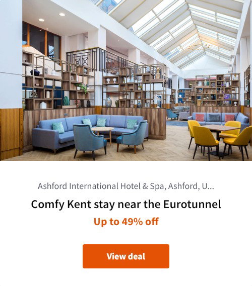 Comfy Kent stay near the Eurotunnel