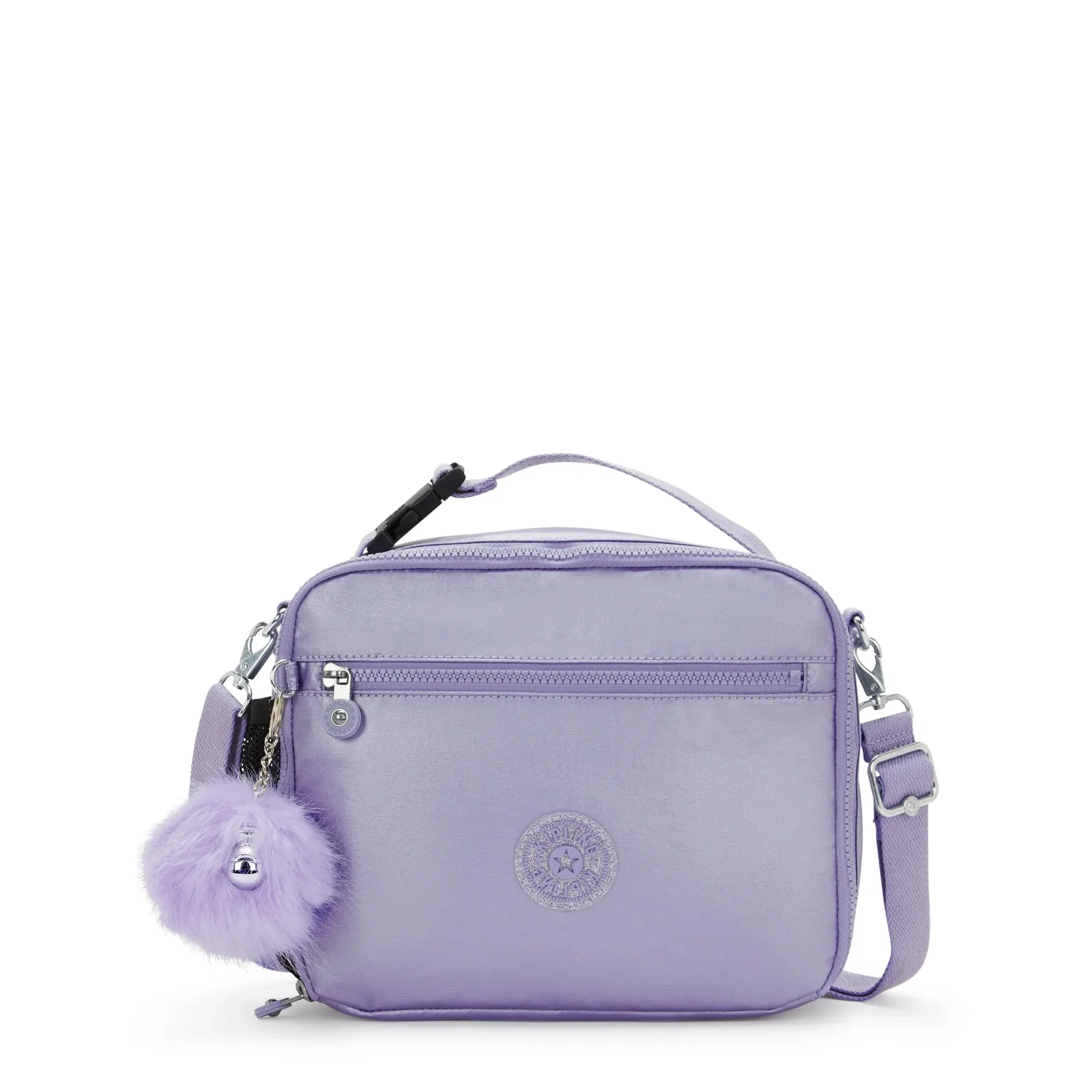 Ermy Metallic Lunch Bag-Amethyst Aura Metallic