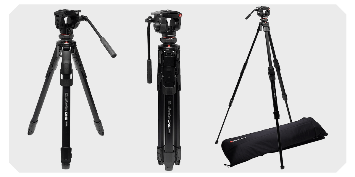 Manfrotto ONE Video Aluminium Tripod with 502X Fluid Head