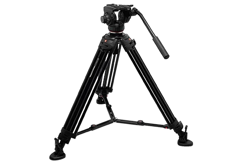 Manfrotto Pro Twin Leg Aluminium Video System Tripod with 502X Fluid Head