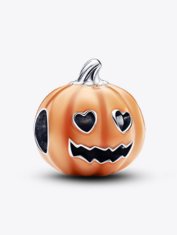 Glow-in-the-dark Spooky Pumpkin Charm