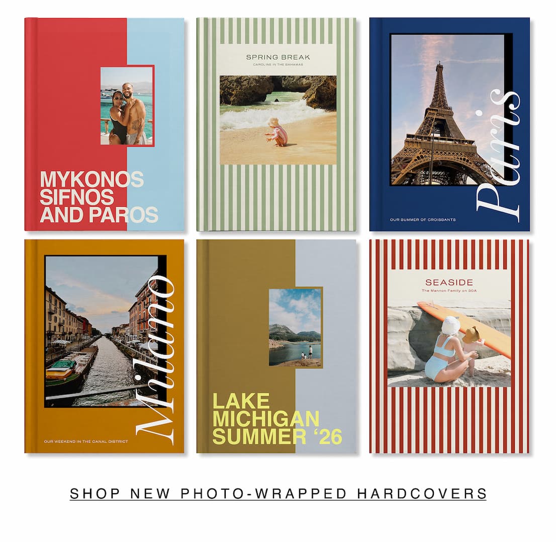 Shop new photo wrapped hardcover