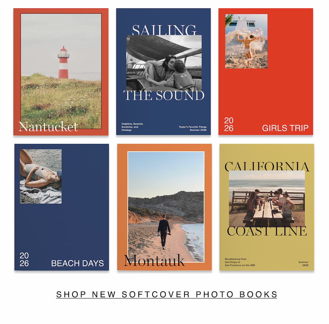 Shop new softcover photo books
