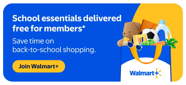 School essentials delivered free for members* - Save time on back-to-school shopping.