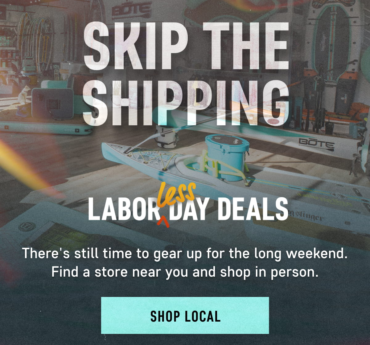Skip the Shipping and Shop Local