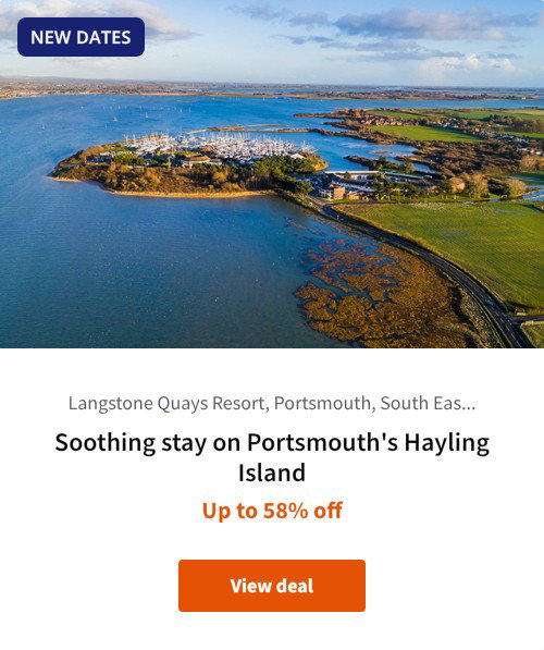Soothing stay on Portsmouth's Hayling Island