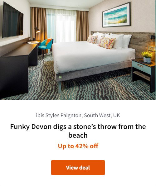 Funky Devon digs a stone%27s throw from the beach