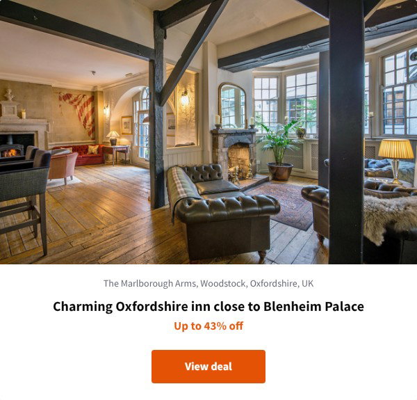 Charming Oxfordshire inn close to Blenheim Palace