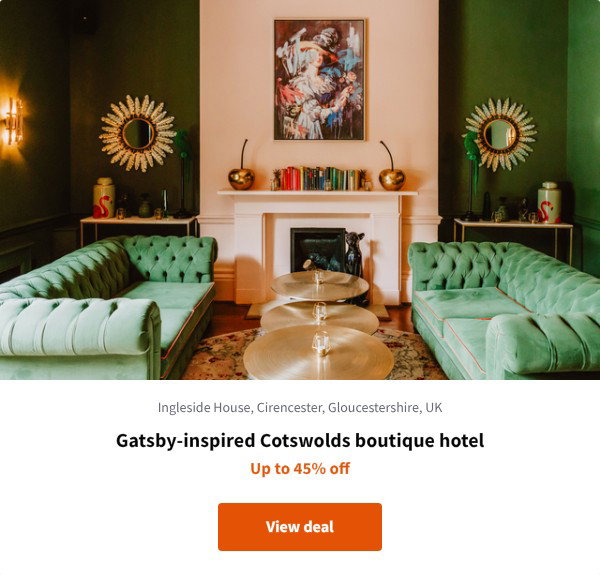 Gatsby-inspired Cotswolds boutique hotel