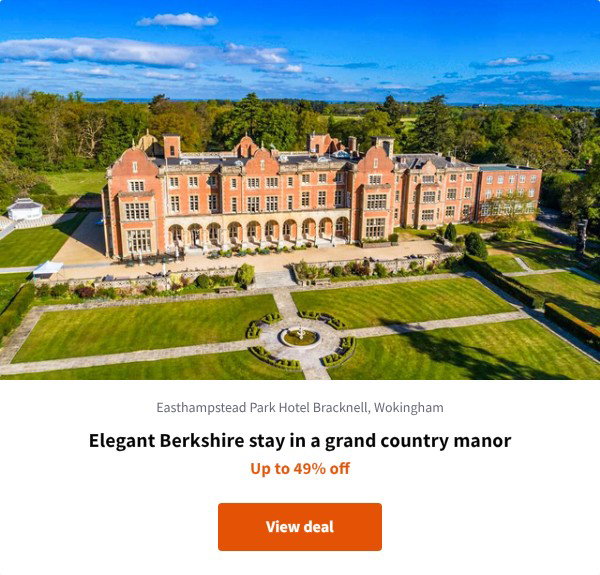 Elegant Berkshire stay in a grand country manor