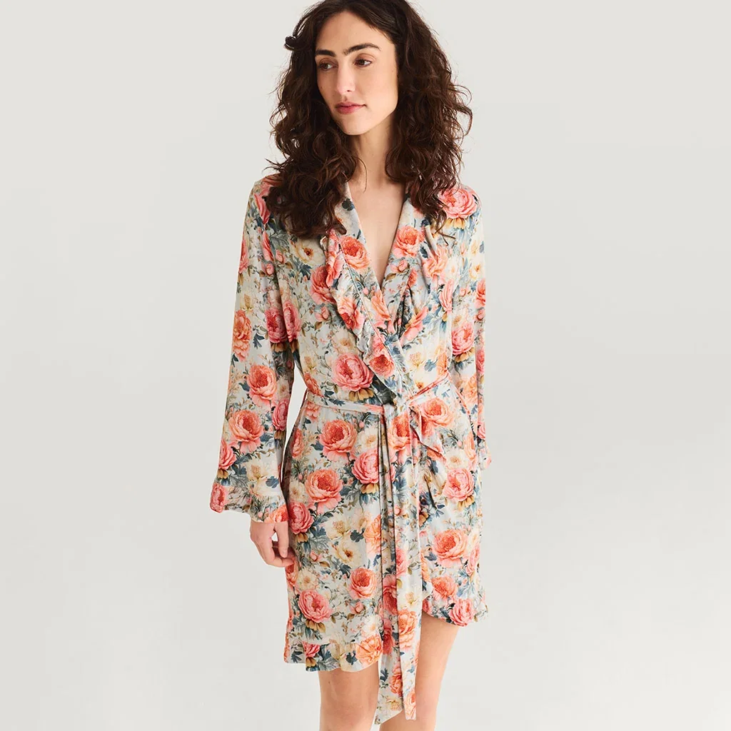Image of Mary Lou Women's Ruffled Luxe Robe