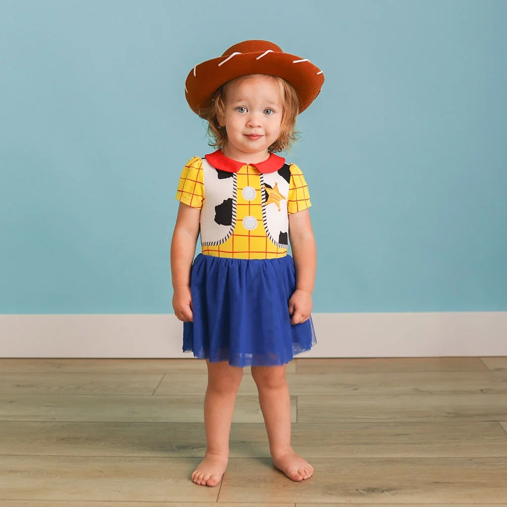 Image of Disney Toy Story Woody Tulle Bodysuit Dress
