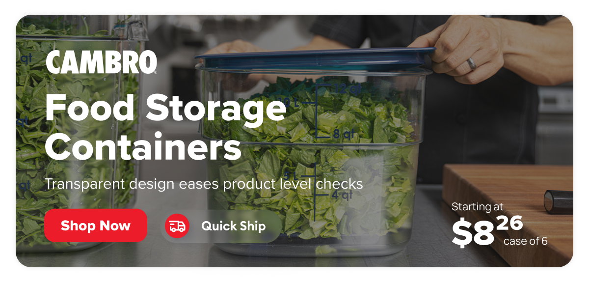 Cambro Food Storage Containers