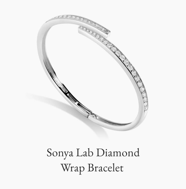 Sonya Lab Diamond Wrap Bracelet