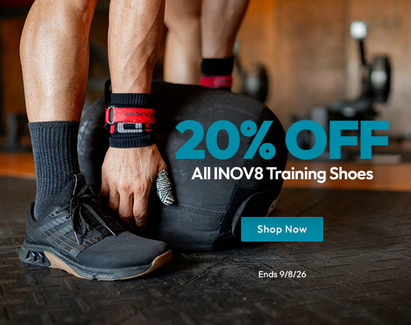 20% Off All INOV8 Training Shoes | Shop Now | Ends 9/8/26