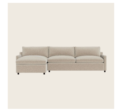 Cobble Hill Lucali Queen Sleeper Sectional