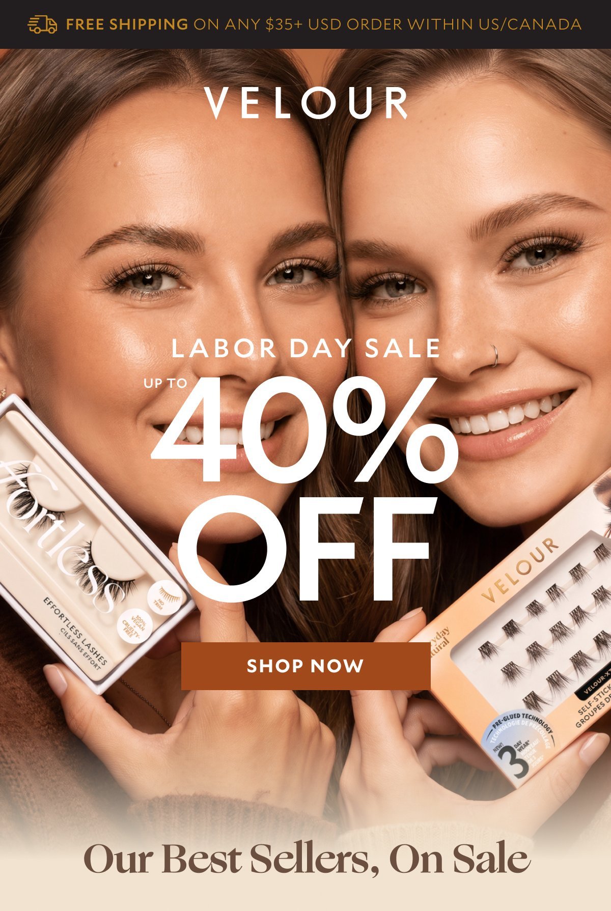 Labor Day Sale: Up to 40% Off​  Plus select lashes for $5​
