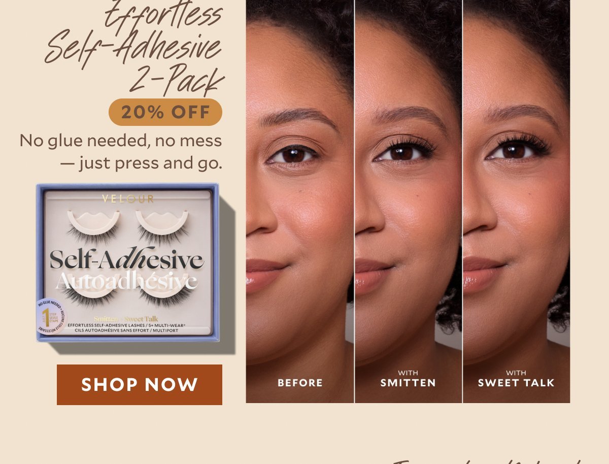 Effortless Self-Adhesive 2-Pack — 20% Off​  No glue needed, no mess — just press and go.​