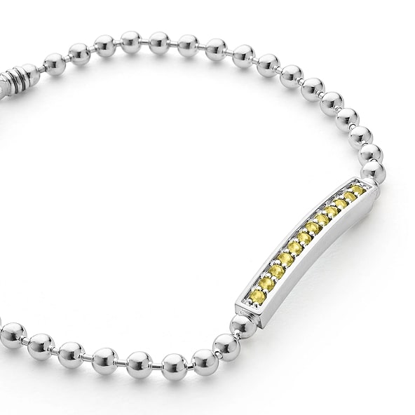 Yellow Sapphire Link Bracelet