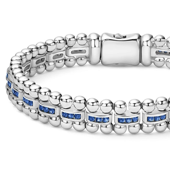 Blue Sapphire Link Bracelet