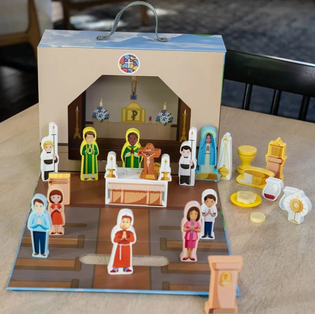 Saintly Heart Brother Francis Church Playset