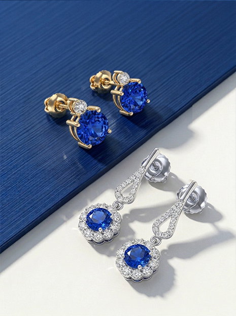 Sapphire Earrings