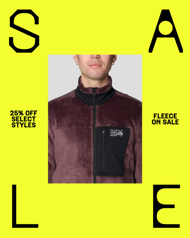 SALE 25% OFF SELECT STYLES / FLEECE ON SALE